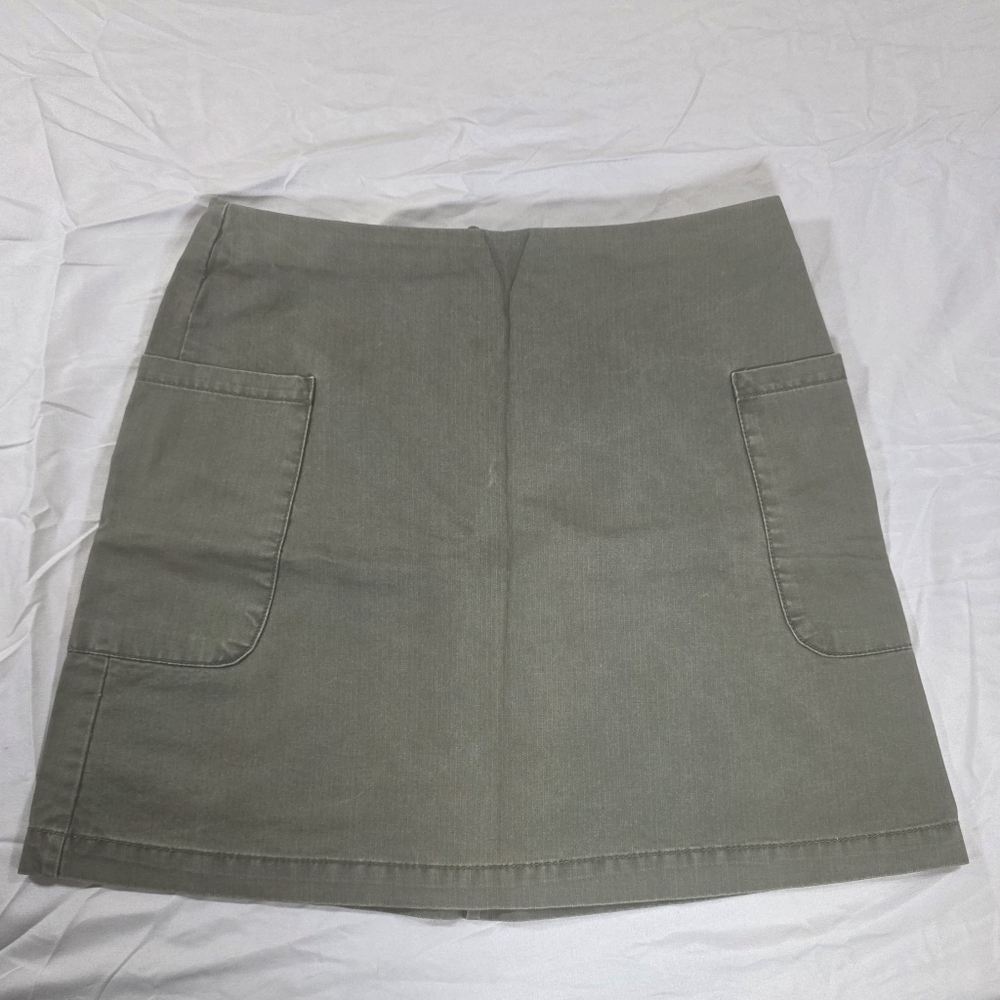 A New Day Olive Green Mini Skirt
